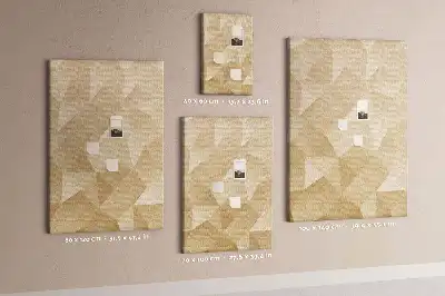 Panou de plută cu motiv liniar