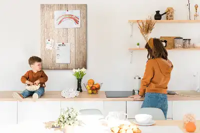 Panou de plută cu model scânduri de lemn deschis la culoare