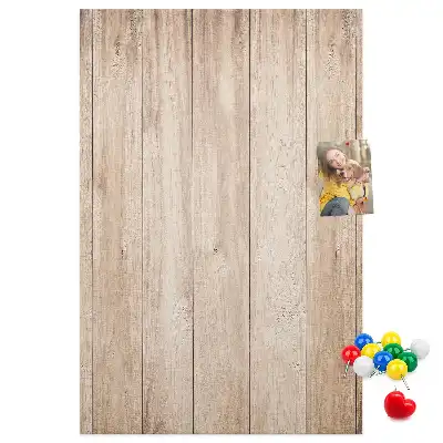 Panou de plută cu model scânduri de lemn deschis la culoare