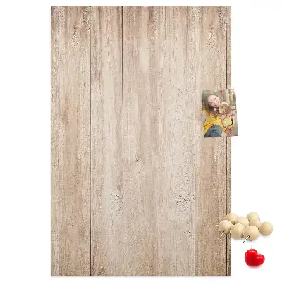 Panou de plută cu model scânduri de lemn deschis la culoare