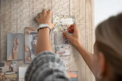 Panou de plută cu model scânduri de lemn deschis la culoare