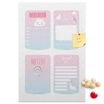 Panou din plută pentru planificare model Unicorn