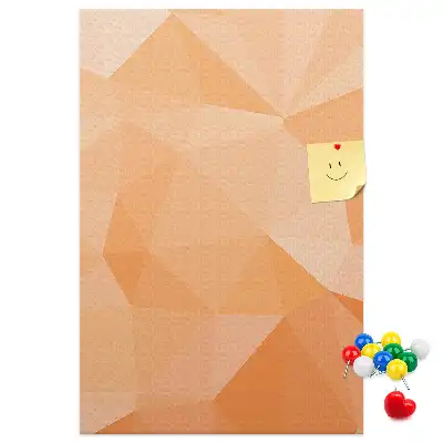 Panou de pluta Abstracție din triunghiuri