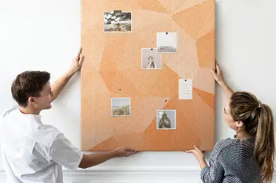 Panou de pluta Abstracție din triunghiuri