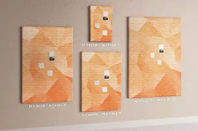 Panou de pluta Abstracție din triunghiuri