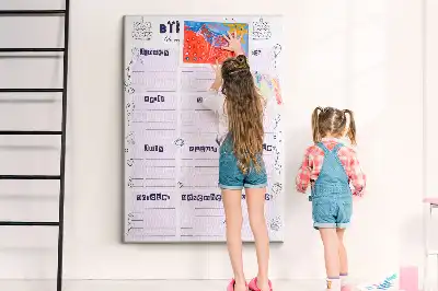 Panou de plută pentru planificarea zilelor de naștere