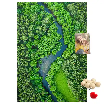 Panou din pluta Pârâu de pădure