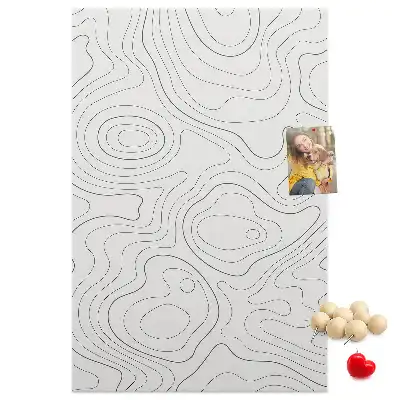 Panou din plută cu design abstract liniar