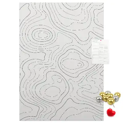 Panou din plută cu design abstract liniar