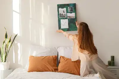 Panou de plută cu model frunze tropicale mari
