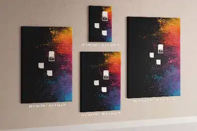 Panou din plută colorată Pudră