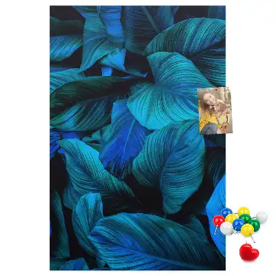 Panou de plută cu model frunze tropicale