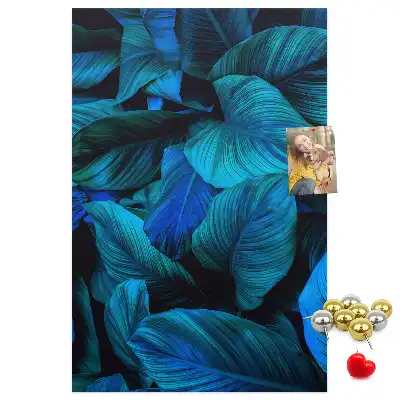 Panou de plută cu model frunze tropicale
