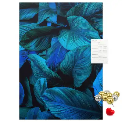 Panou de plută cu model frunze tropicale