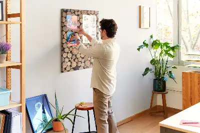 Panou de plută din fragmente de trunchi
