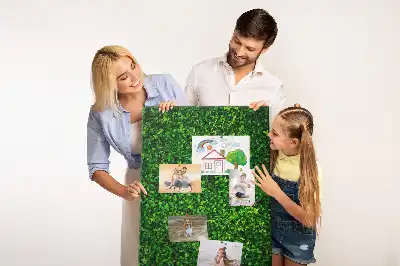 Panou din plută cu model de gard din frunze