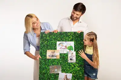 Panou din plută cu model de gard din frunze