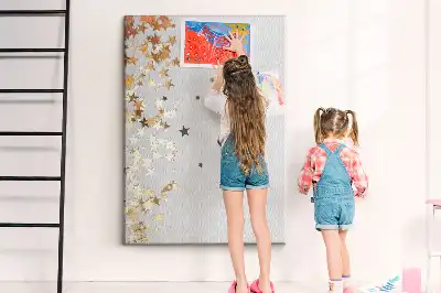 Panou din plută cu model steluțe mici