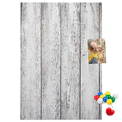 Panou de plută cu plăci pictate