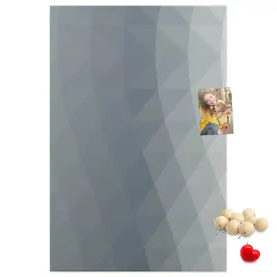 Panou din plută cu model abstract valuri gri