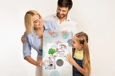 Panou de plută cu model Cercuri colorate