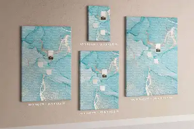 Panou din plută cu textură decorativă de marmură