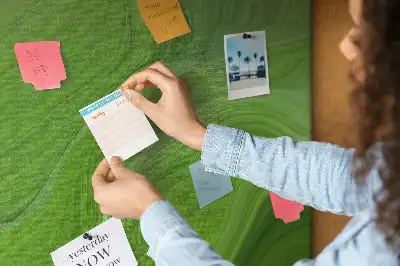Panou de plută cu model valuri abstracte