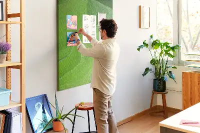 Panou de plută cu model valuri abstracte