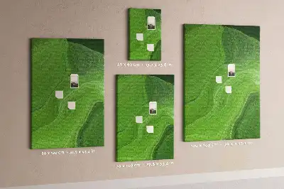 Panou de plută cu model valuri abstracte