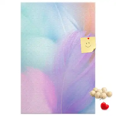 Panou din pluta Pene pastelate