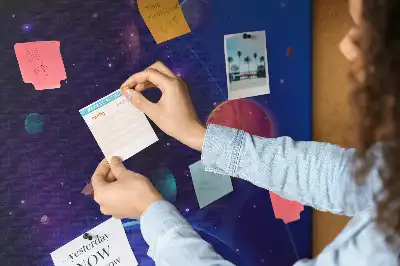 Panou de plută cu imprimeu Artă spațială