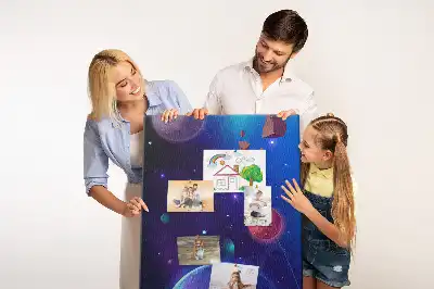 Panou de plută cu imprimeu Artă spațială