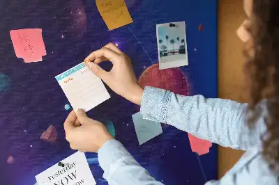 Panou de plută cu imprimeu Artă spațială