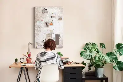 Panou de plută cu modele Mandala