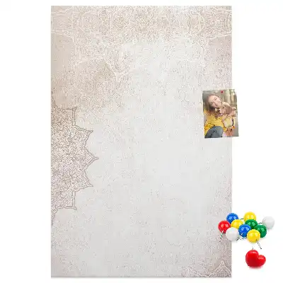Panou de plută cu modele Mandala