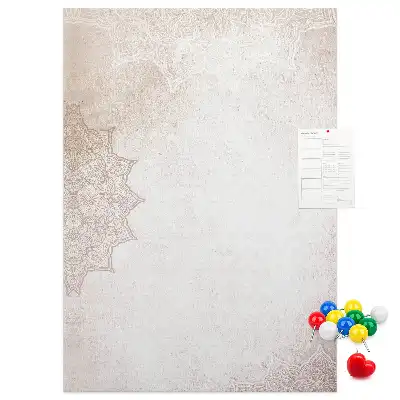 Panou de plută cu modele Mandala