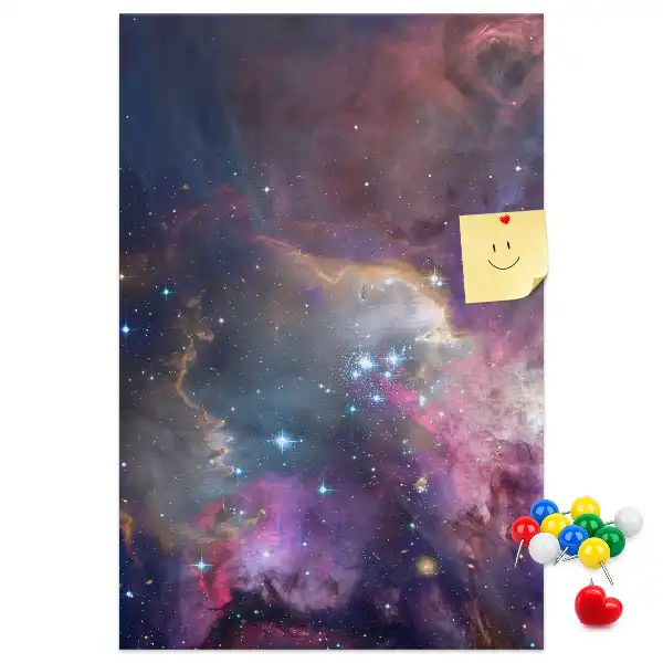 Panou din plută cu motiv Galaxie stelară