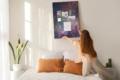 Panou din plută cu motiv Galaxie stelară