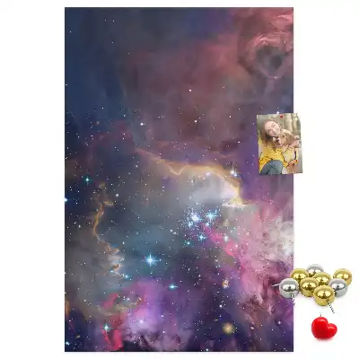 Panou din plută cu motiv Galaxie stelară