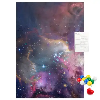 Panou din plută cu motiv Galaxie stelară