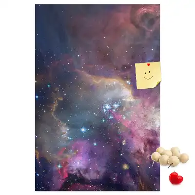 Panou din plută cu motiv Galaxie stelară