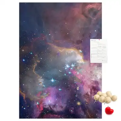 Panou din plută cu motiv Galaxie stelară