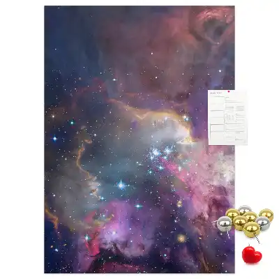 Panou din plută cu motiv Galaxie stelară