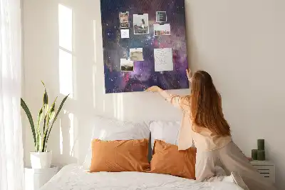 Panou din plută cu motiv Galaxie stelară