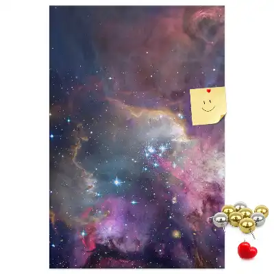 Panou din plută cu motiv Galaxie stelară