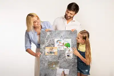 Panou din plută cu model marmură închisă la culoare