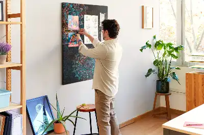 Panou decorativ din plută cu motiv Mandala