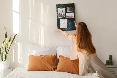 Panou decorativ din plută cu motiv Mandala