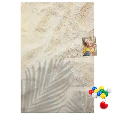 Panou de plută cu model nisip de plajă de vară