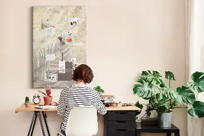 Panou de plută cu model nisip de plajă de vară